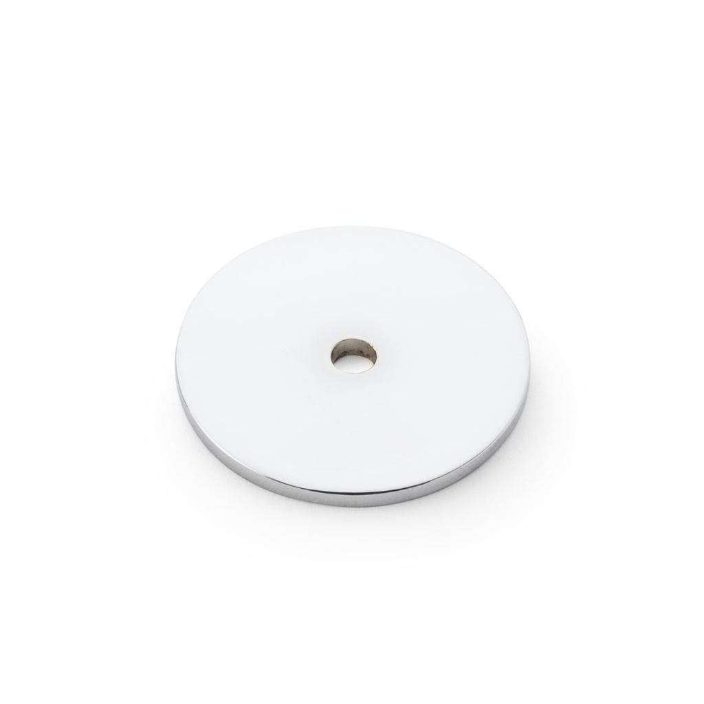 Alexander & Wilks Circular Backplate - Polished Chrome - Diameter 35mm