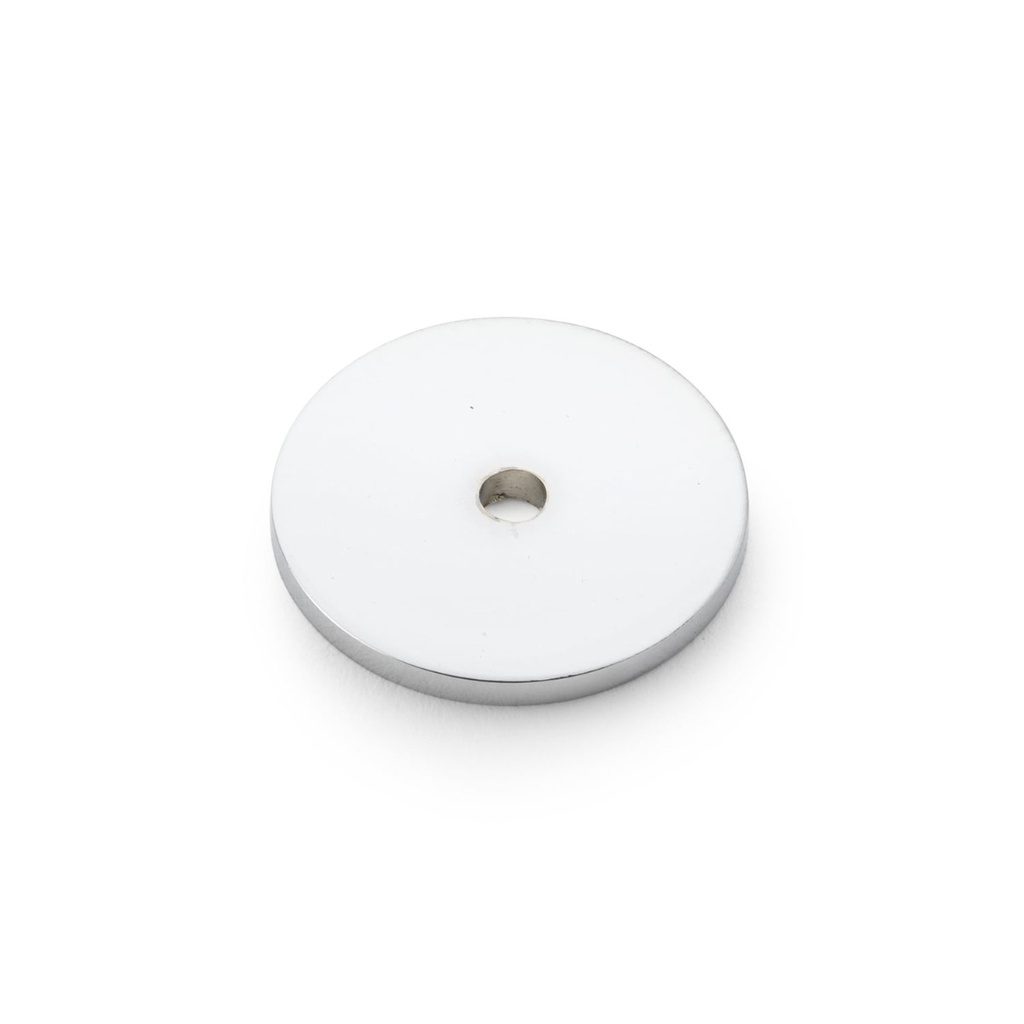 Alexander & Wilks Circular Backplate - Polished Chrome - Diameter 30mm