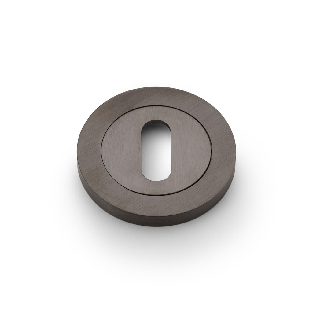 Alexander & Wilks Concealed Fix Escutcheon Standard Profile - Dark Bronze PVD