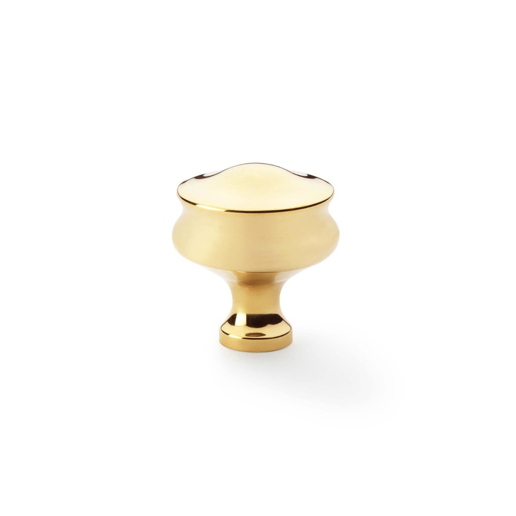 Alexander & Wilks Harris Cupboard Knob - Unlacquered Brass