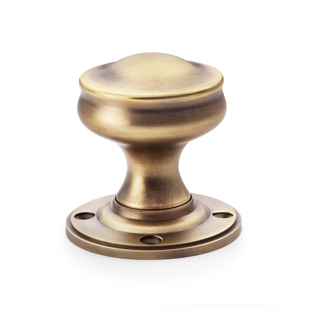 Alexander & Wilks Harris Door Knob - Antique Brass