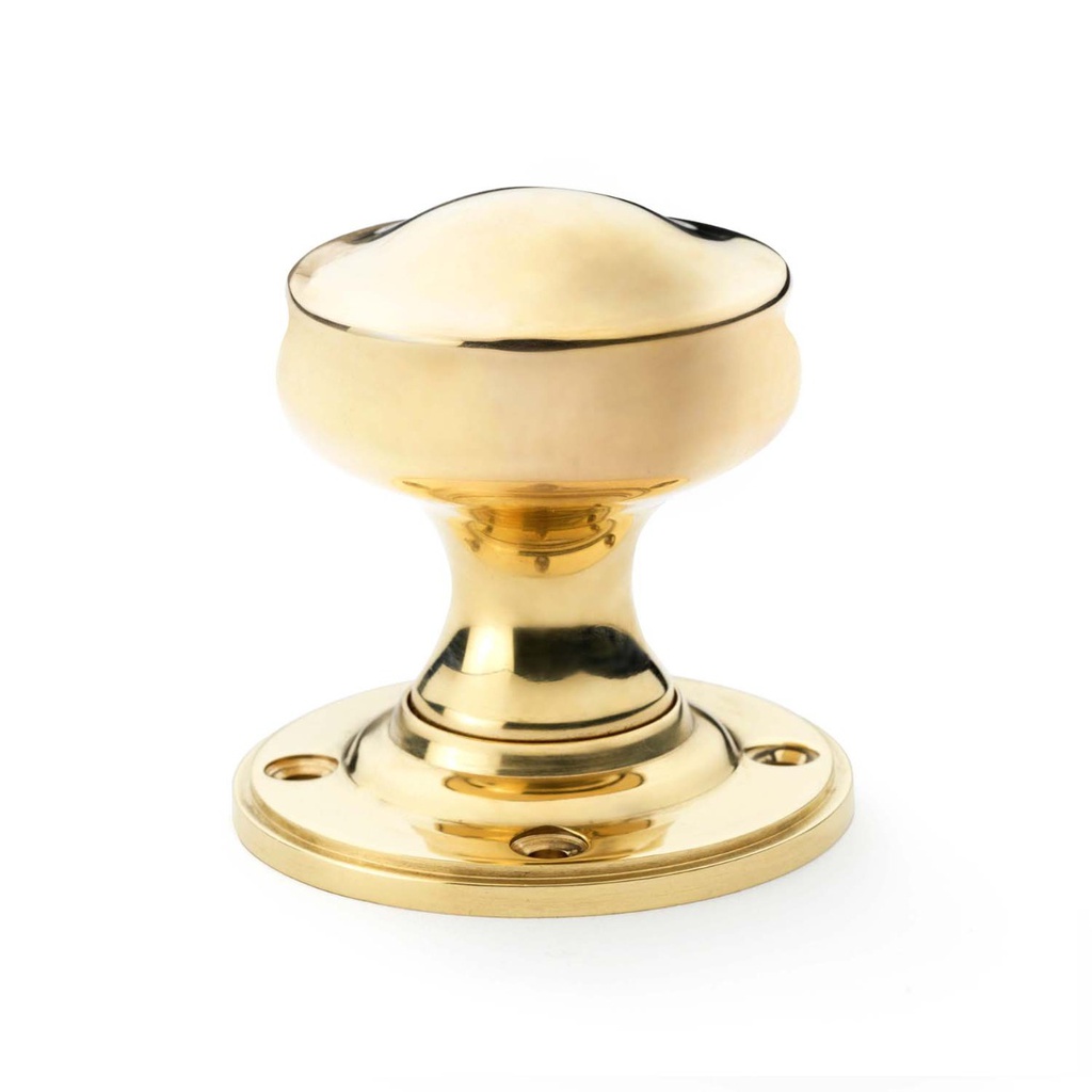 Alexander & Wilks Harris Door Knob - Unlacquered Brass