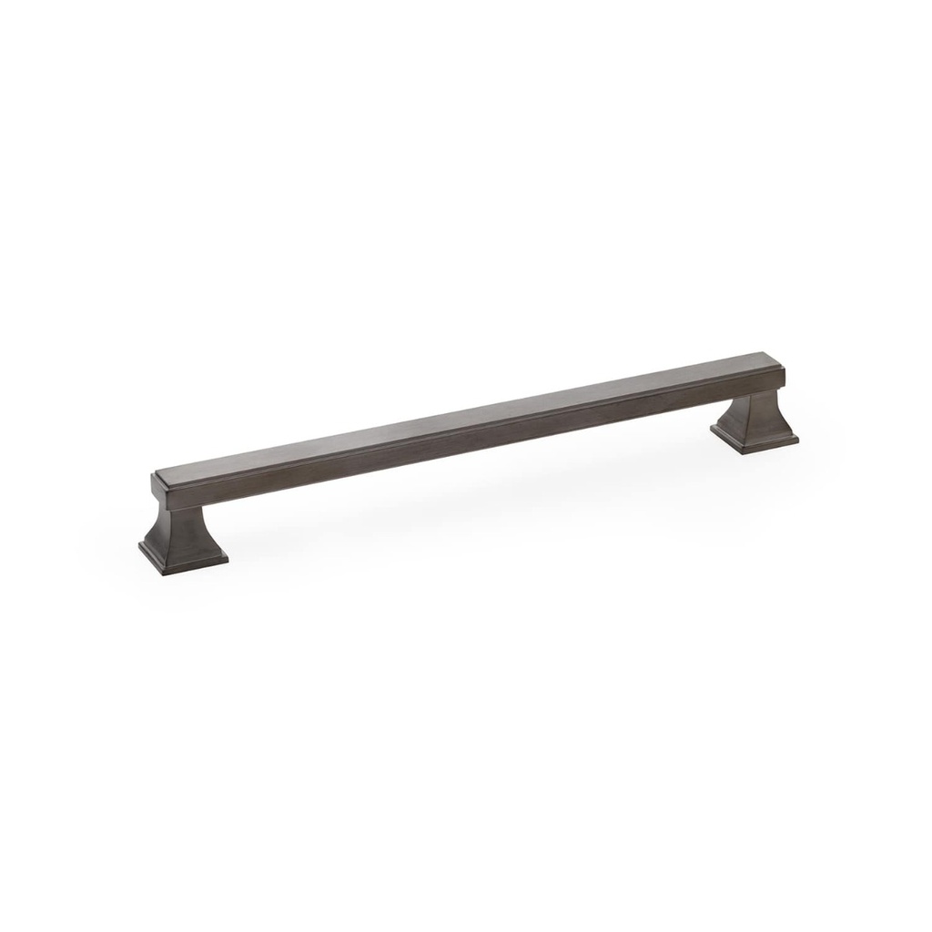 Alexander & Wilks Jesper Square Cabinet Pull Handle - Dark Bronze PVD - Centres 224mm