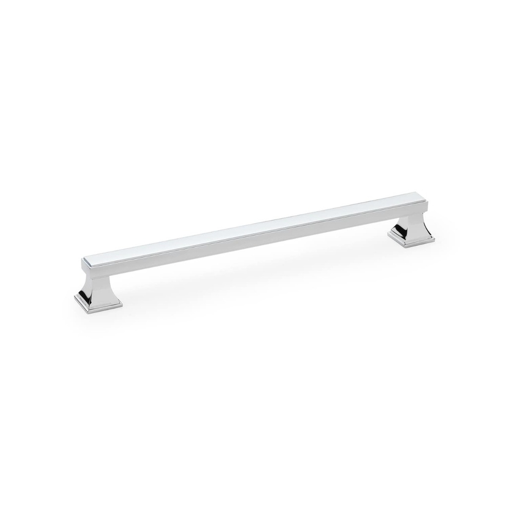 Alexander & Wilks Jesper Square Cabinet Pull Handle - Polished Chrome - Centres 224mm