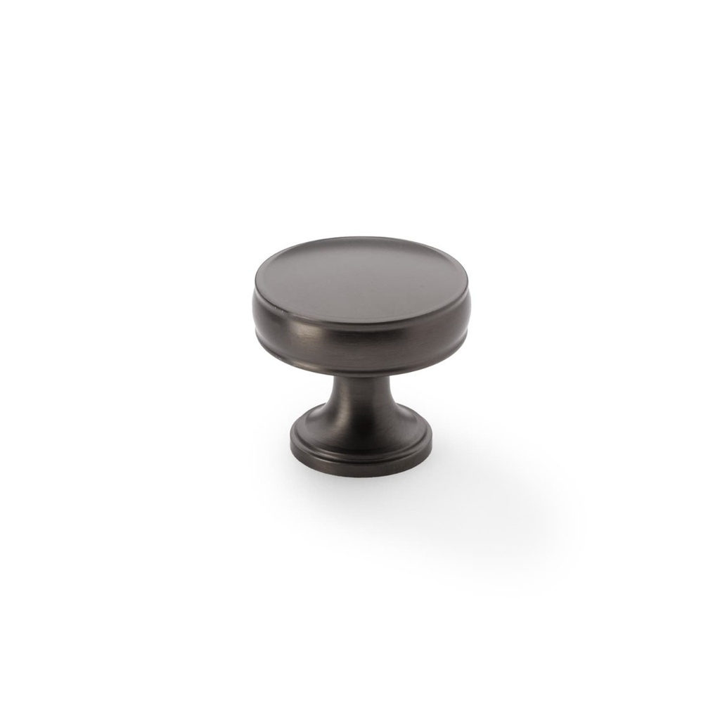 Alexander & Wilks Lynd Cupboard Knob - Dark Bronze - 32mm