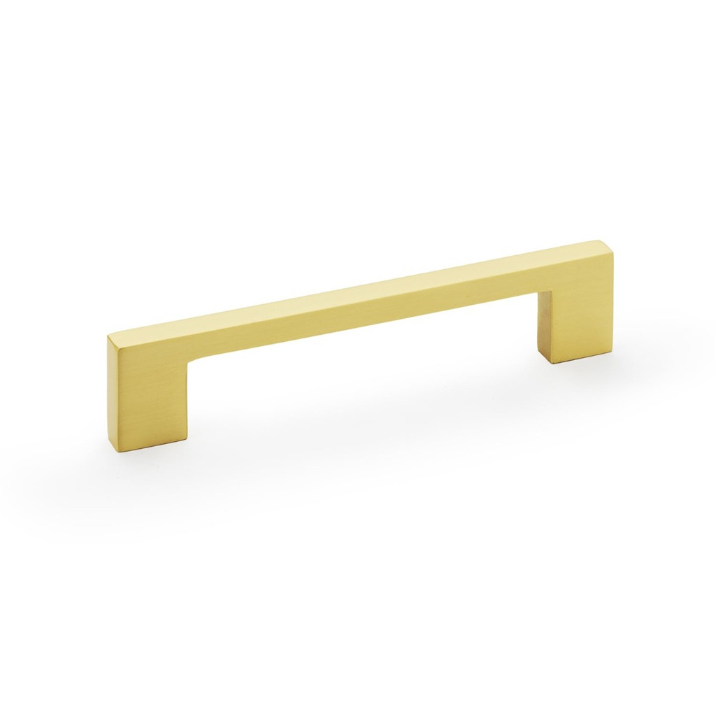 Alexander & Wilks Marco Cupboard Pull Handle - Satin Brass - 128mm