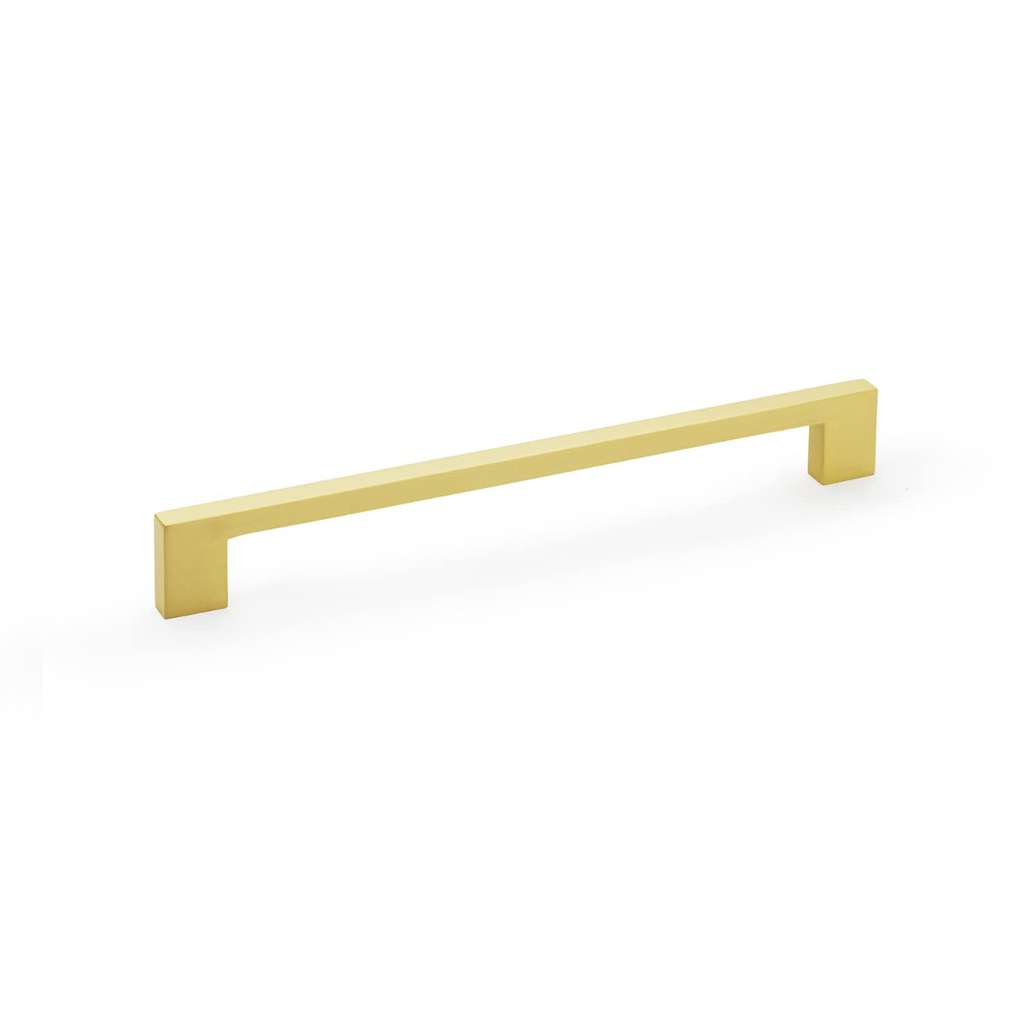 Alexander & Wilks Marco Cupboard Pull Handle - Satin Brass - 224mm