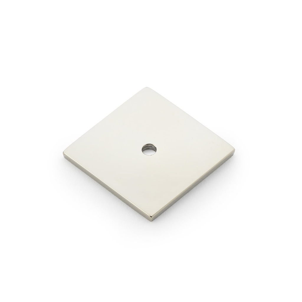 Alexander & Wilks Quantock Square Backplate - Polished Nickel