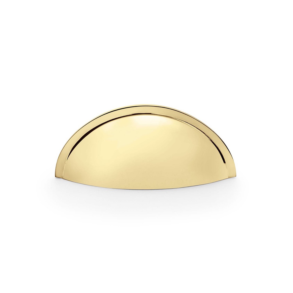 Alexander & Wilks Quieslade Cup Handle - Polished Brass