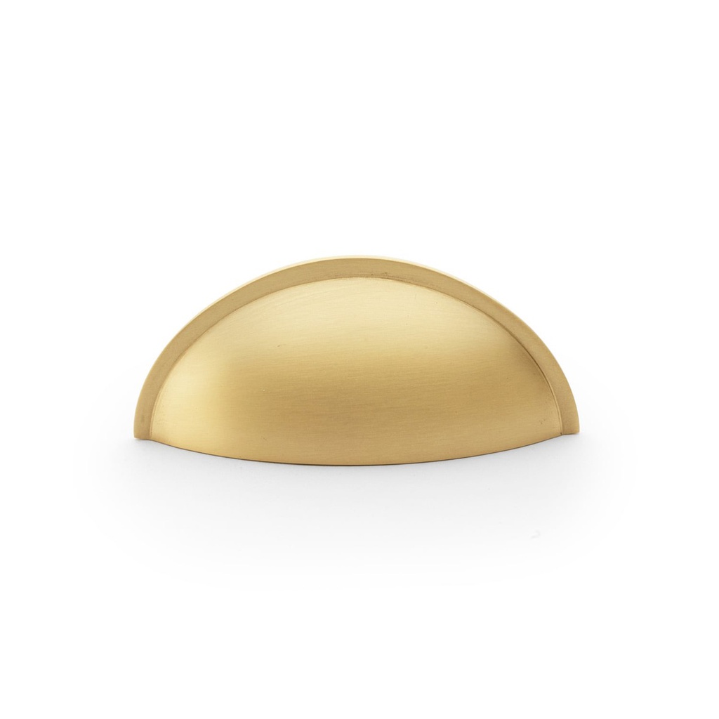 Alexander & Wilks Quieslade Cup Handle - Satin Brass