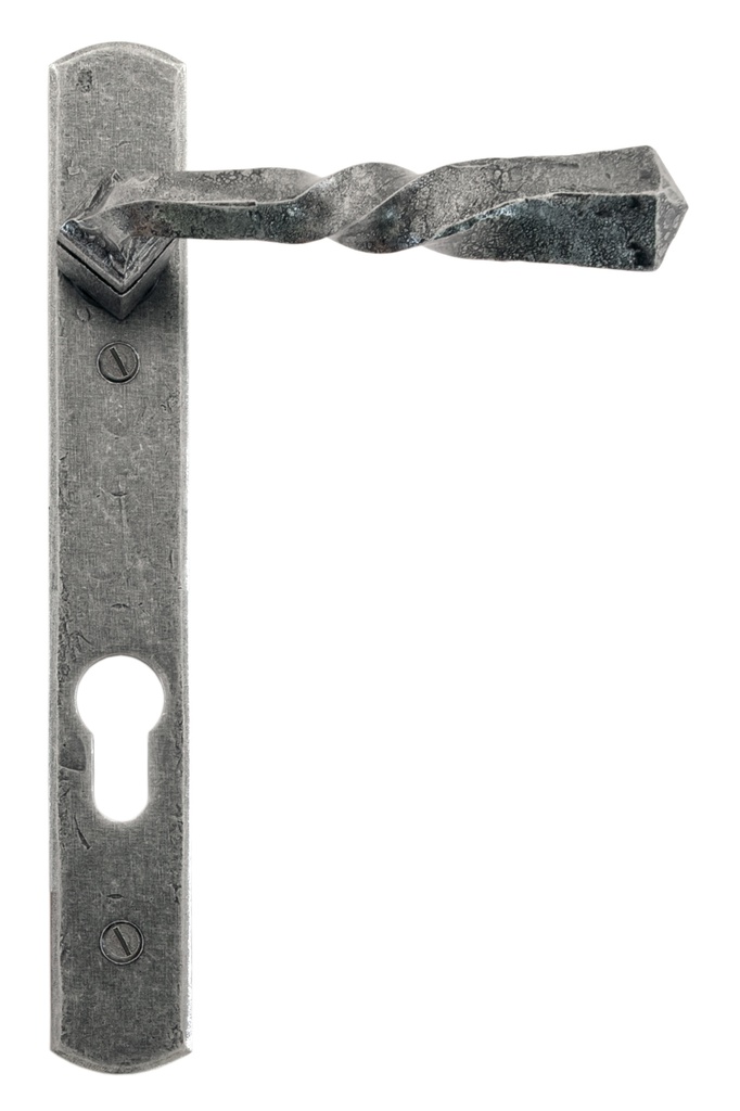 Pewter Narrow Lever Espag. Lock Set - 33633