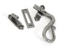 Pewter Locking Shepherd's Crook Fastener - RH - 33709