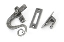 Pewter Locking Monkeytail Fastener - LH - 33725