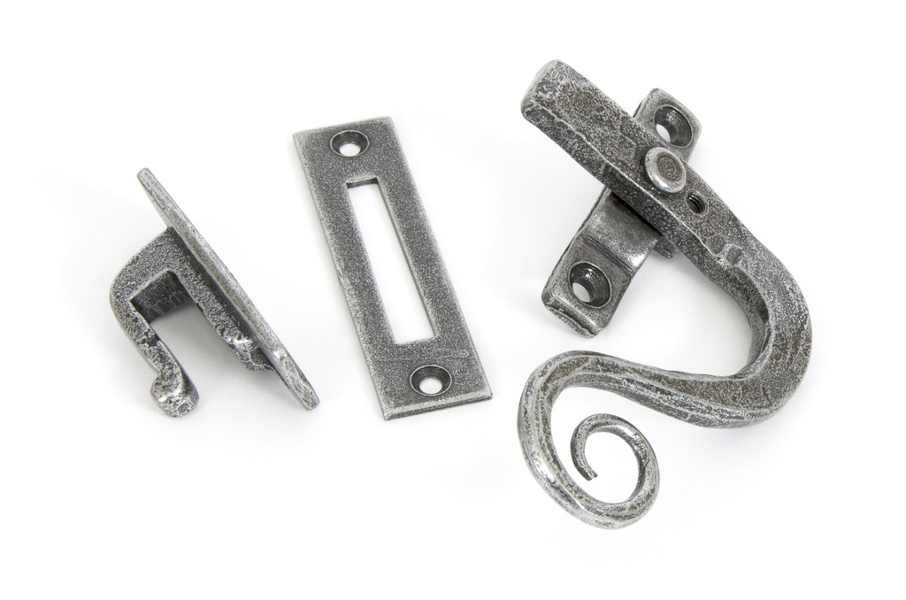 Pewter Locking Monkeytail Fastener - RH - 33726