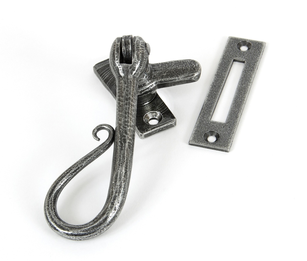 Pewter Shepherd's Crook Fastener - 33727