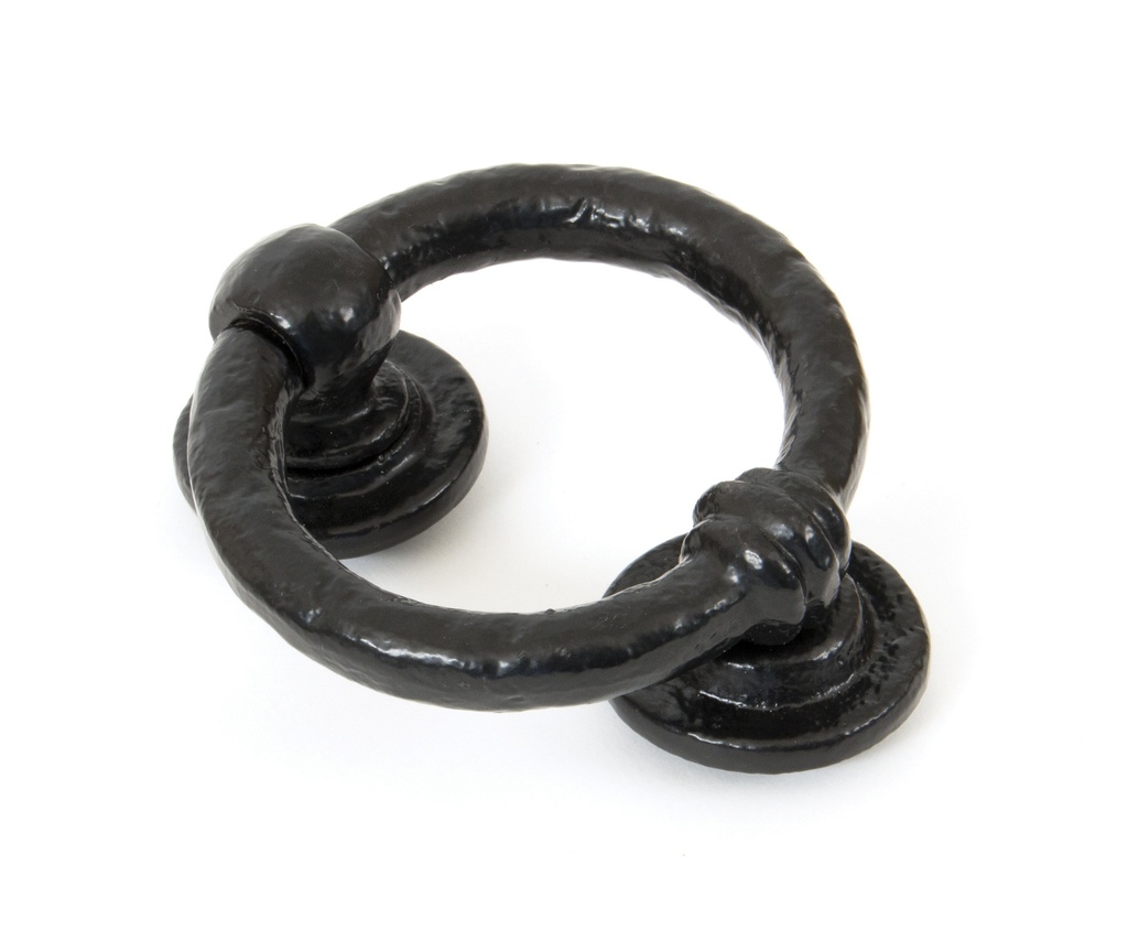 Black 4" Ring Door Knocker - 33869