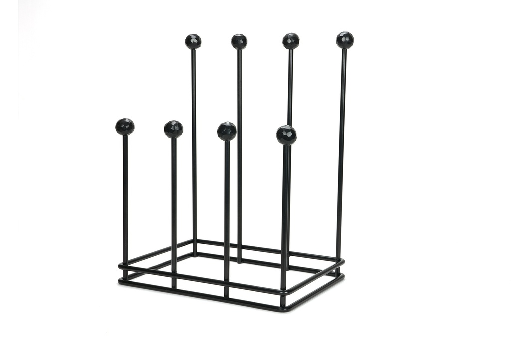 Matt Black Four Pair Boot Rack - 47106