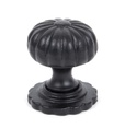 Black Flower Cabinet Knob - Small - 83507