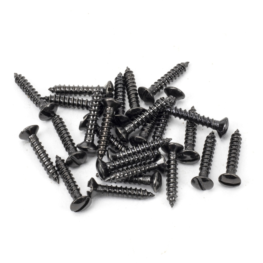 Dark Stainless Steel 4x¾" Countersunk Raised Head Screw (25) - 91226