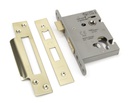 PVD 3" Euro Profile Sash Lock - 91840