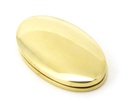 Polished Brass Oval Escutcheon & Cover - 91987