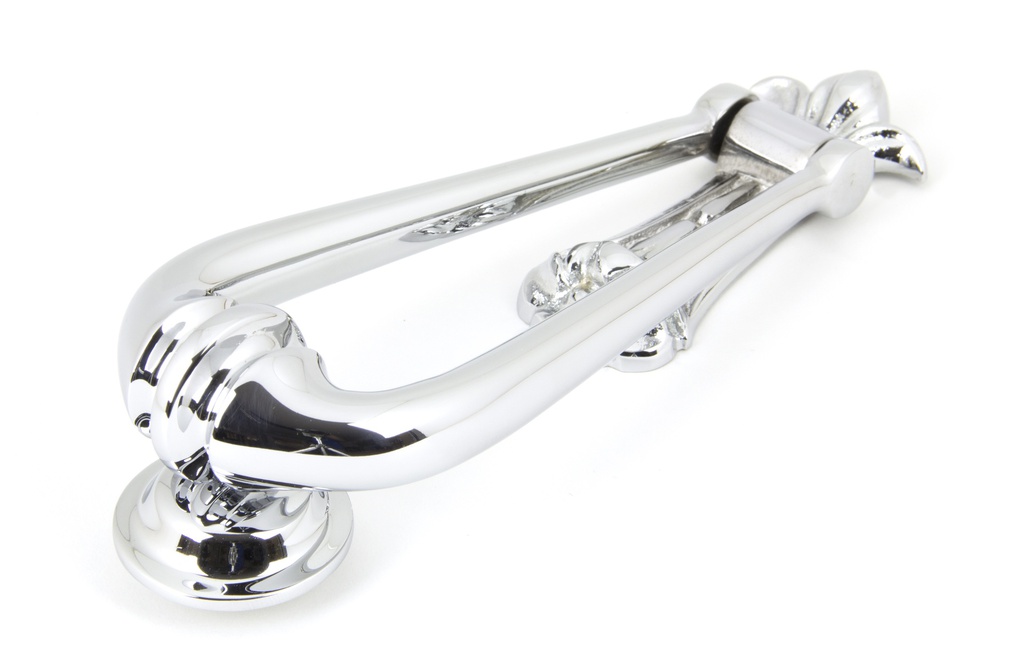 Polished Chrome Loop Door Knocker - 90018