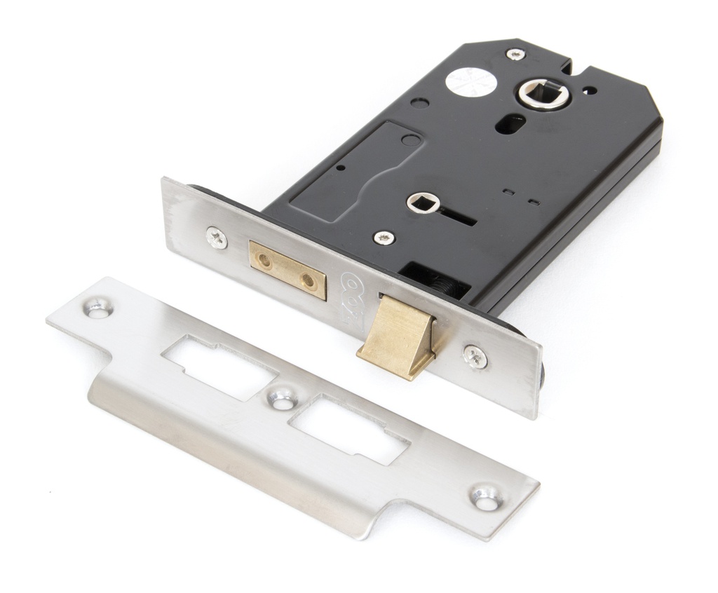 SS 5" Horizontal Bathroom Lock - 91111