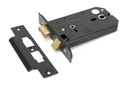 Black 5" Horizontal Bathroom Lock - 91117