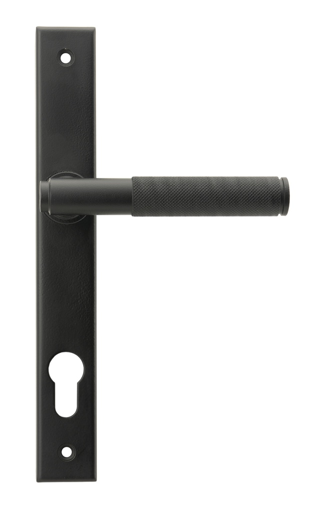 Matt Black Brompton Slimline Lever Espag. Lock Set - 45528