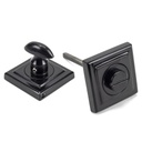 Black Round Thumbturn Set (Square) - 45746