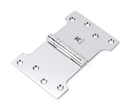 [49559] Polished Chrome 4" x 4" x 6" Parliament Hinge (pair) ss - 49559