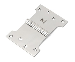 [49579] Polished SS 4" x 4" x 6" Parliament Hinge (pair) - 49579