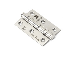 [49571] Polished SS 3" Ball Bearing Butt Hinge (pair) - 49571