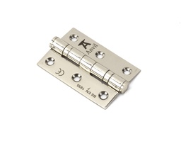 [49581] Polished Nickel 3" Ball Bearing Butt Hinge (pair) ss - 49581