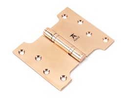 [46523] Polished Bronze 4" x 3" x 5" Parliament Hinge (pair) ss - 46523