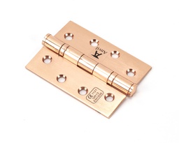 [46526] Polished Bronze 4" Ball Bearing Butt Hinge (pair) ss - 46526