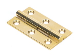 [49580] Polished Brass 2" Butt Hinge (pair) - 49580