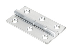 [49923] Satin Chrome 2" Butt Hinge (pair) - 49923