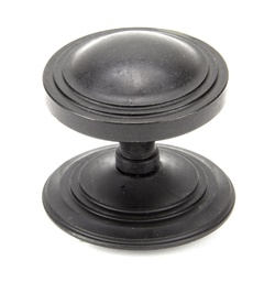 [91486] External Beeswax Art Deco Centre Door Knob - 91486