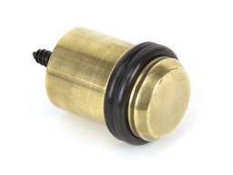 [91514] Aged Brass Floor Mounted Door Stop - 91514