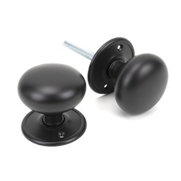 [91531] Aged Bronze 57mm Mushroom Mortice/Rim Knob Set - 91531