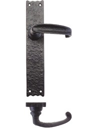 [FF512] Traditional Lever on Latch Long Backplate - 10"