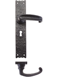 [FF511] Traditional Lever on Lock Long Backplate - 10"