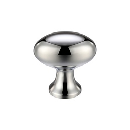 Oval Cupboard Knob  38mm dia.