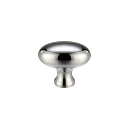 Oval Cupboard Knob 32mm dia