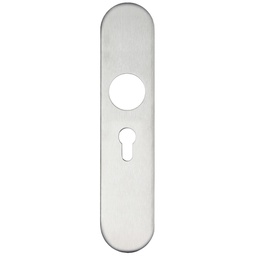 [ZCS31EPRSS] Radius Cover plate for 19 mm and 22mm RTD Lever on Backplate - Euro Profile 47.5mm