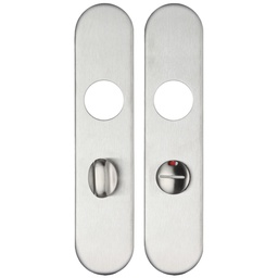 [ZCS33RSS] Radius Cover plate for 19 mm and 22mm RTD Lever on Backplate - Bathroom 57mm