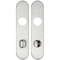 [ZCS33RSS78] Radius Cover plate for 19 mm and 22mm  RTD Lever on Backplate - Din Bathroom/78mm Centres