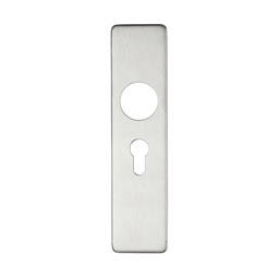 Cover plate for 19 mm RTD Lever on Short Backplate - Euro Profile 47.5mm - 45mm x180mm PSS