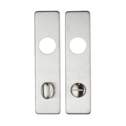 [ZCS43SS78] Cover plate for 19 mm RTD Lever on Short Backplate - Din Bathroom/78mm Centres - 45mm x 180mm